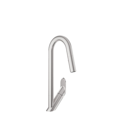 Baril Single-hole kitchen faucet with 2-function pull-down spray