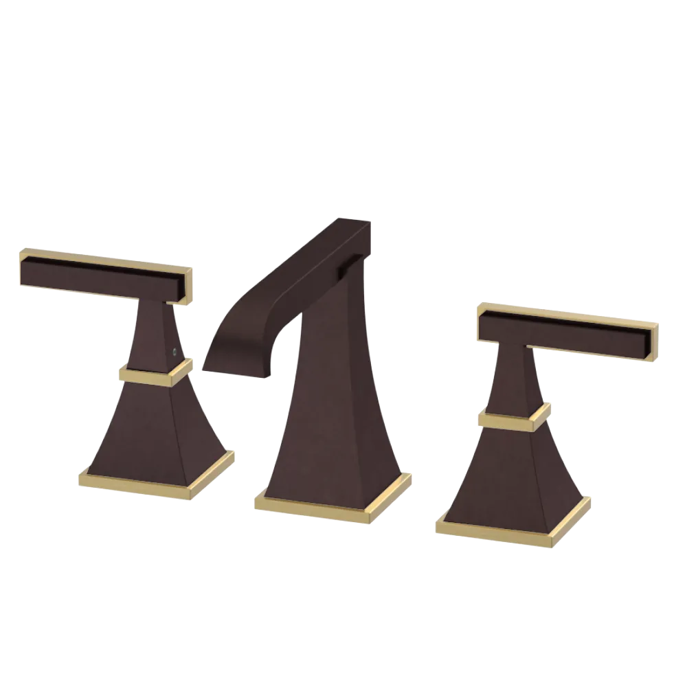 Rubinet Widespread Lav. Set. (less drain) Oil Rubbed Bronze