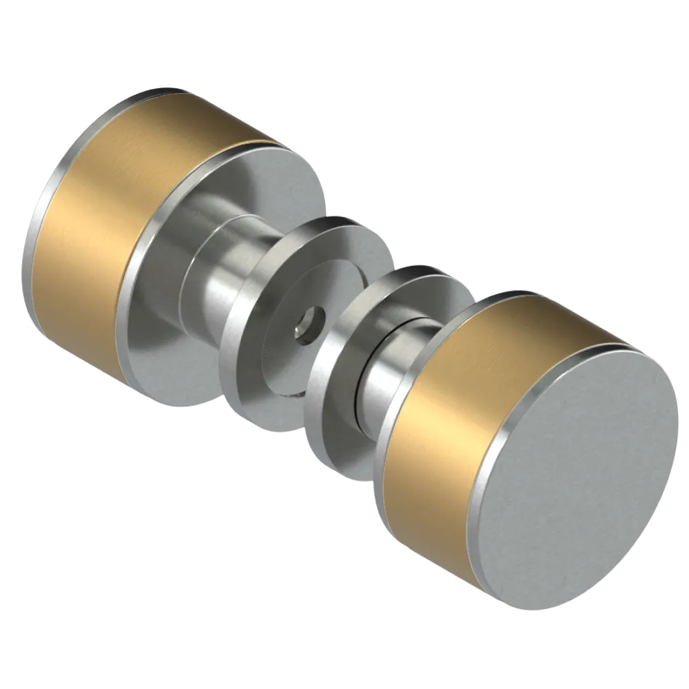 Rubinet Shower Door Knob (set) Satin Nickel