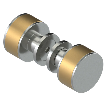 Rubinet Shower Door Knob (set) Satin Nickel