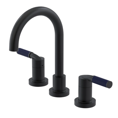 Rubinet Widespread Lav. Set. (less drain) Matt Black