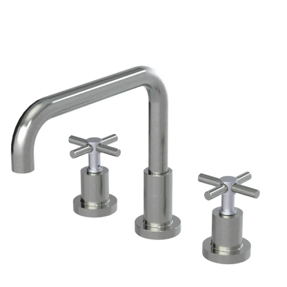 Rubinet Widespread Kitchen Set Satin Nickel