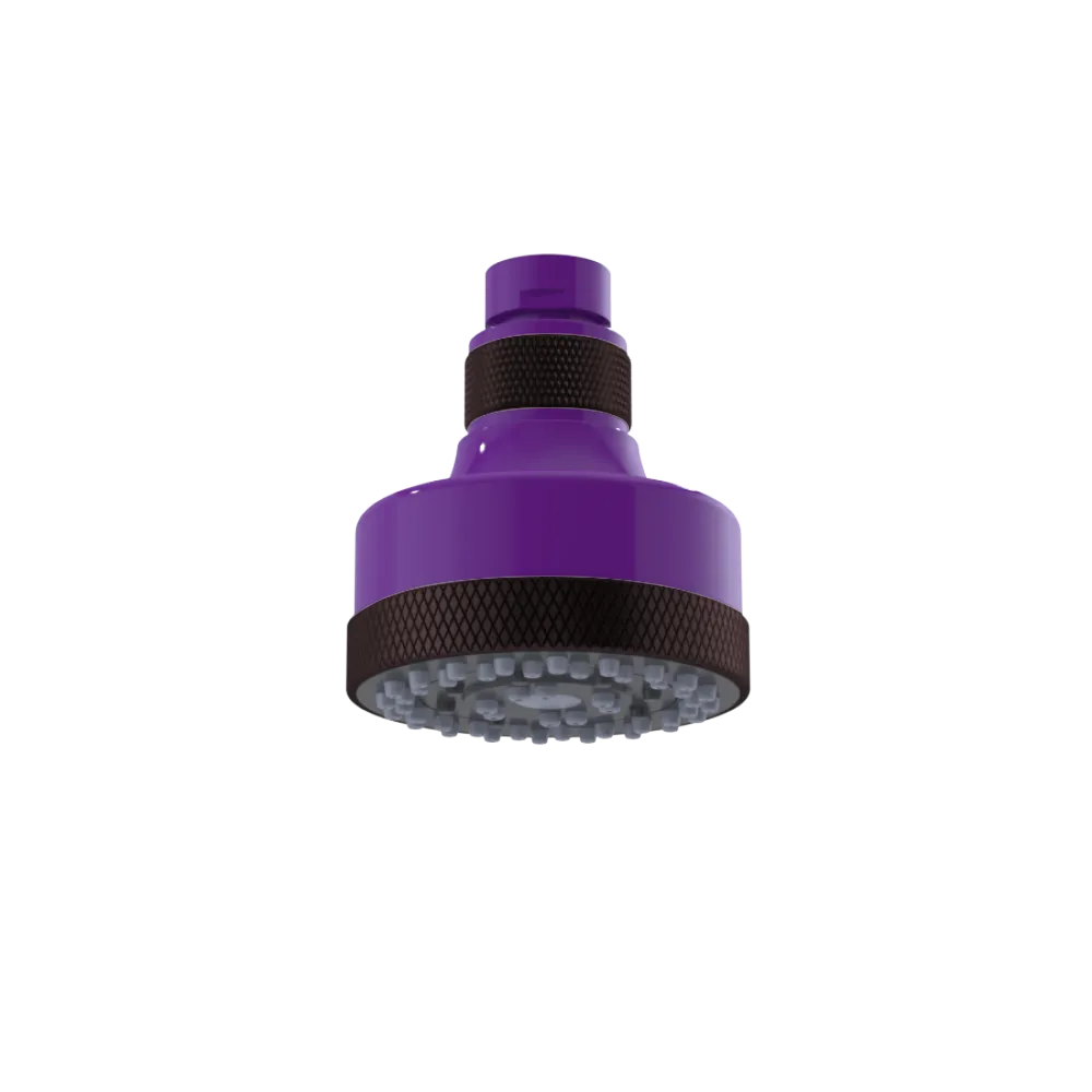 Rubinet 3 FUNCTION SHOWER HEAD Purple Haze