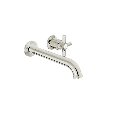 Baril Single lever wall-mounted lavatory faucet, drain not included