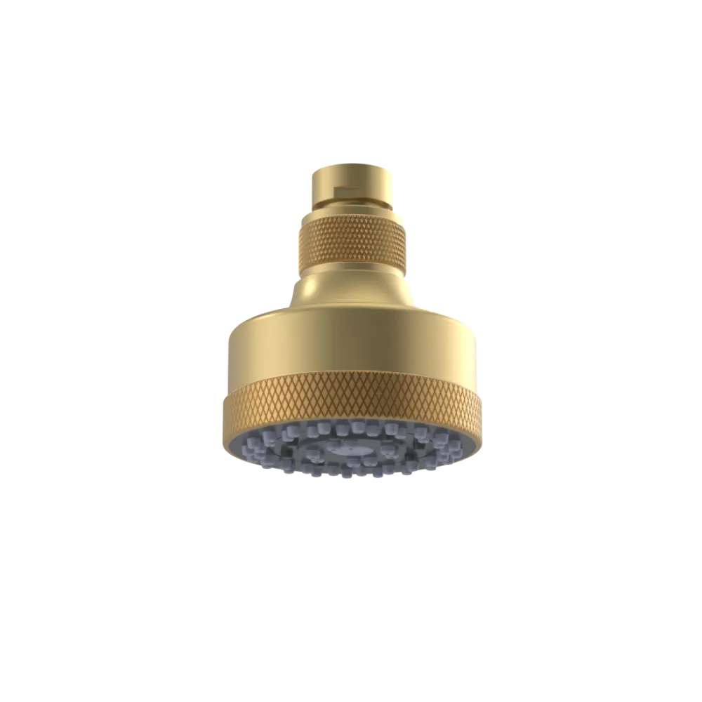 Rubinet 3 FUNCTION SHOWER HEAD Satin Brass