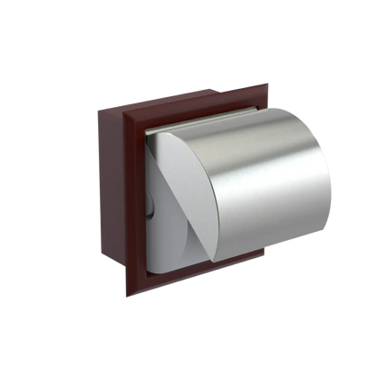 Rubinet RECESSED TOILET PAPER HOLDER Bordeaux