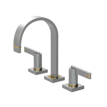 Rubinet Widespread Lav. Set. (less drain) Satin Nickel