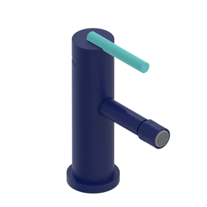 Rubinet Single Control Bidet Fitting (less drain) Midnight Blue