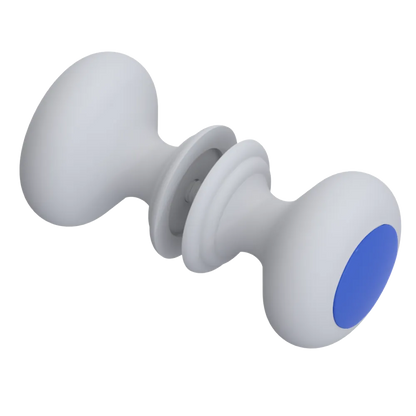 Rubinet Shower Door Knob (set) Matt White