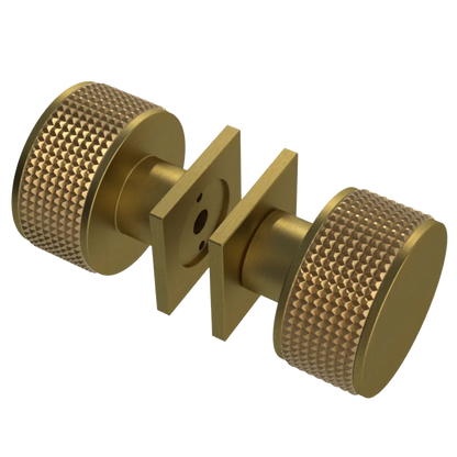 Rubinet Shower Door Knob (set) Antique Brass Matt