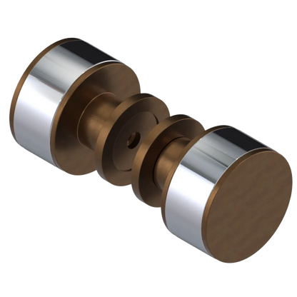 Rubinet Shower Door Knob (set) Tuscan Brass