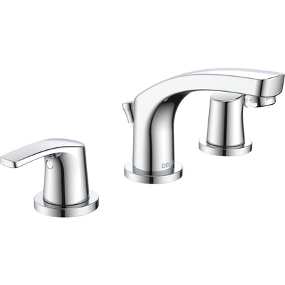 Wynne Two Handle Widespread Lavatory Faucet - Chrome