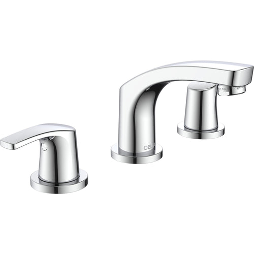 Wynne Two Handle Widespread Lavatory Faucet - Less Pop-up - Chrome