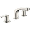Wynne Two Handle Widespread Lavatory Faucet - Less Pop-up - Stainless