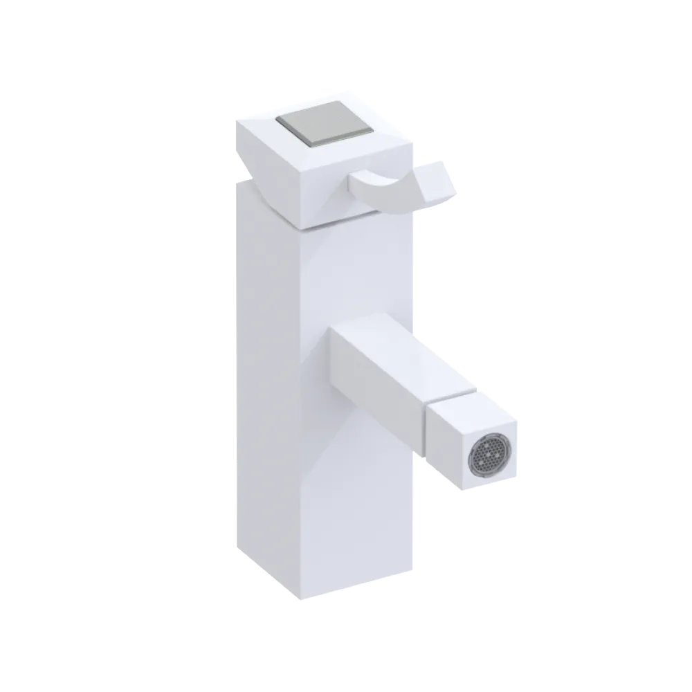 Rubinet Single Control Bidet Fitting (less drain) Matt White