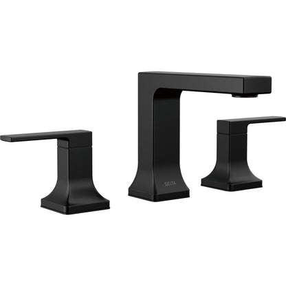 Velum Two Handle Widespread Bathroom Faucet - Matte Black