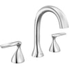 Delta BONACCI Two Handle Widespread Bathroom Faucet