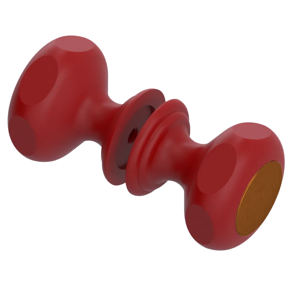 Rubinet Shower Door Knob (set) Maroon