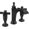 Dorval Widespread Bathroom Faucet - Matte Black