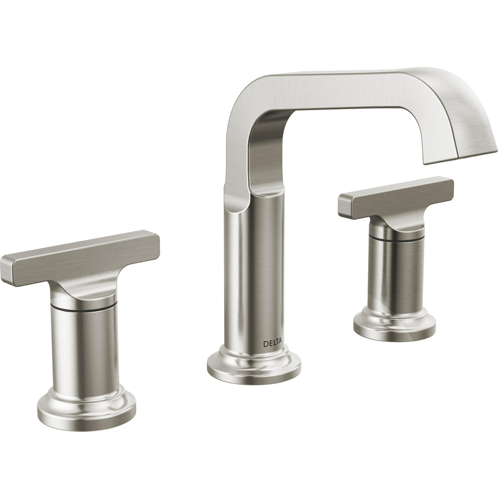 Tetra Two Handle Widespread Bathroom Faucet - Stainless Steel