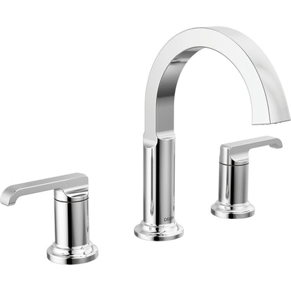 Tetra Two Handle Widespread Bathroom Faucet - Lumicoat Chrome