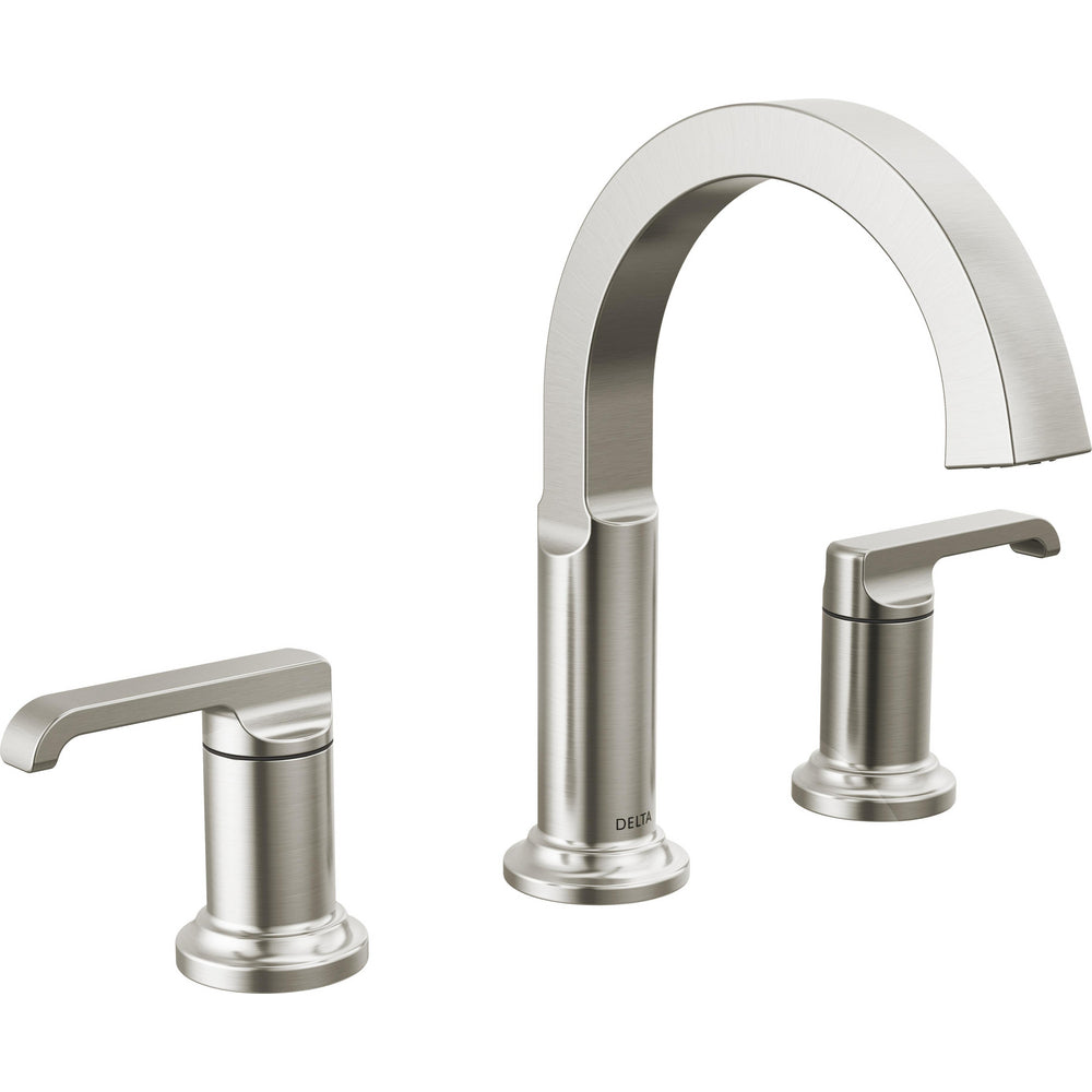 Tetra Two Handle Widespread Bathroom Faucet - Stainless Steel