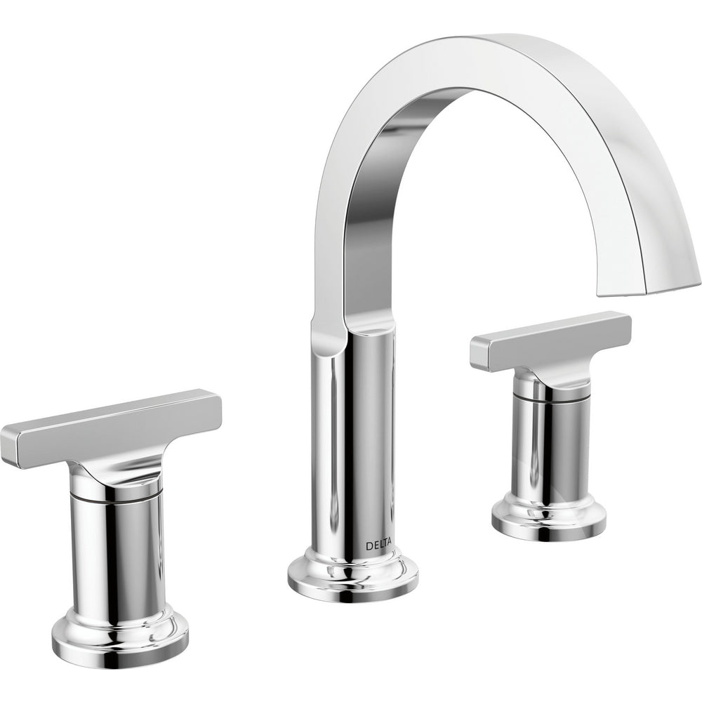 Tetra Two Handle Widespread Bathroom Faucet - Lumicoat Chrome