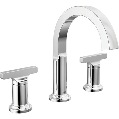 Tetra Two Handle Widespread Bathroom Faucet - Lumicoat Chrome