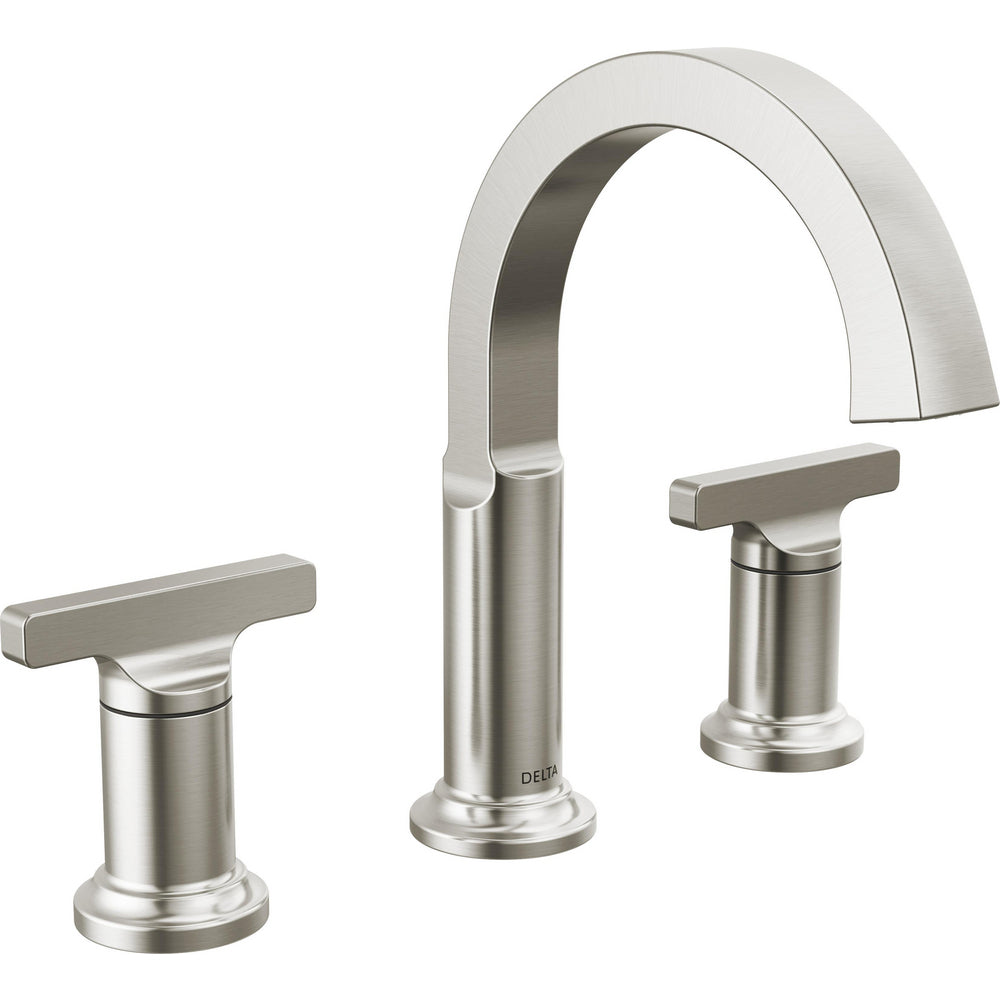 Tetra Two Handle Widespread Bathroom Faucet - Stainless Steel