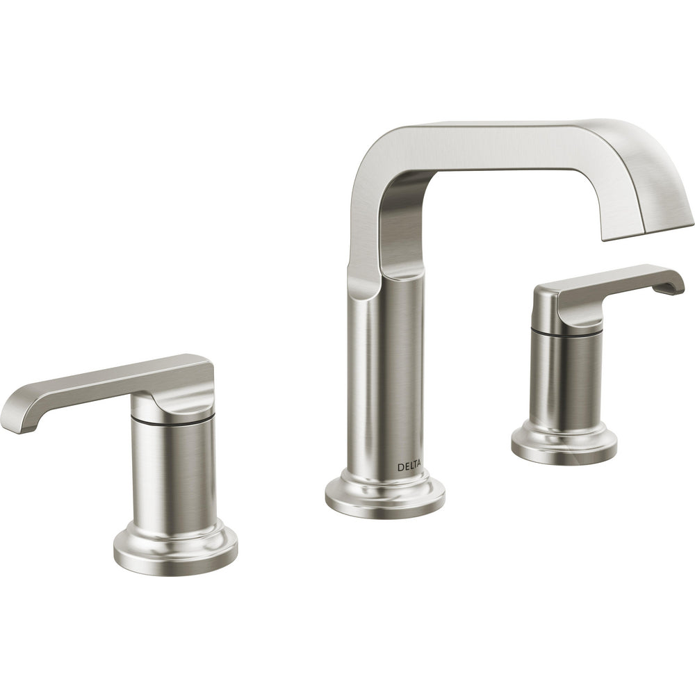 Tetra Two Handle Widespread Bathroom Faucet - Stainless Steel