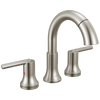 Delta Trinsic - Two Handle Widespread Pull-Down Bathroom Faucet In Chrome