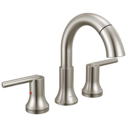 Delta Trinsic - Two Handle Widespread Pull-Down Bathroom Faucet In Chrome