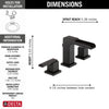 Delta Two Handle Widespread Channel Bathroom