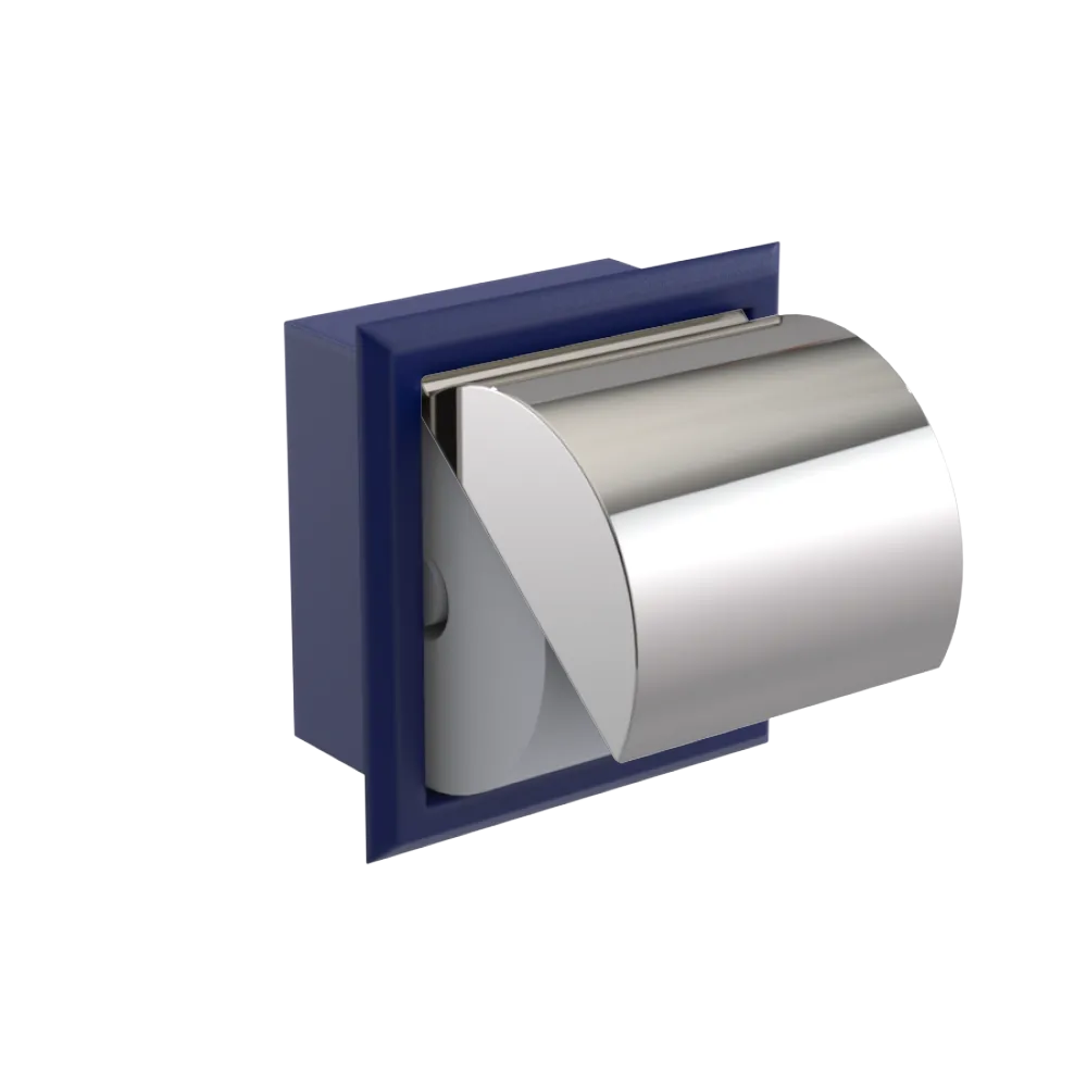 Rubinet RECESSED TOILET PAPER HOLDER Midnight Blue