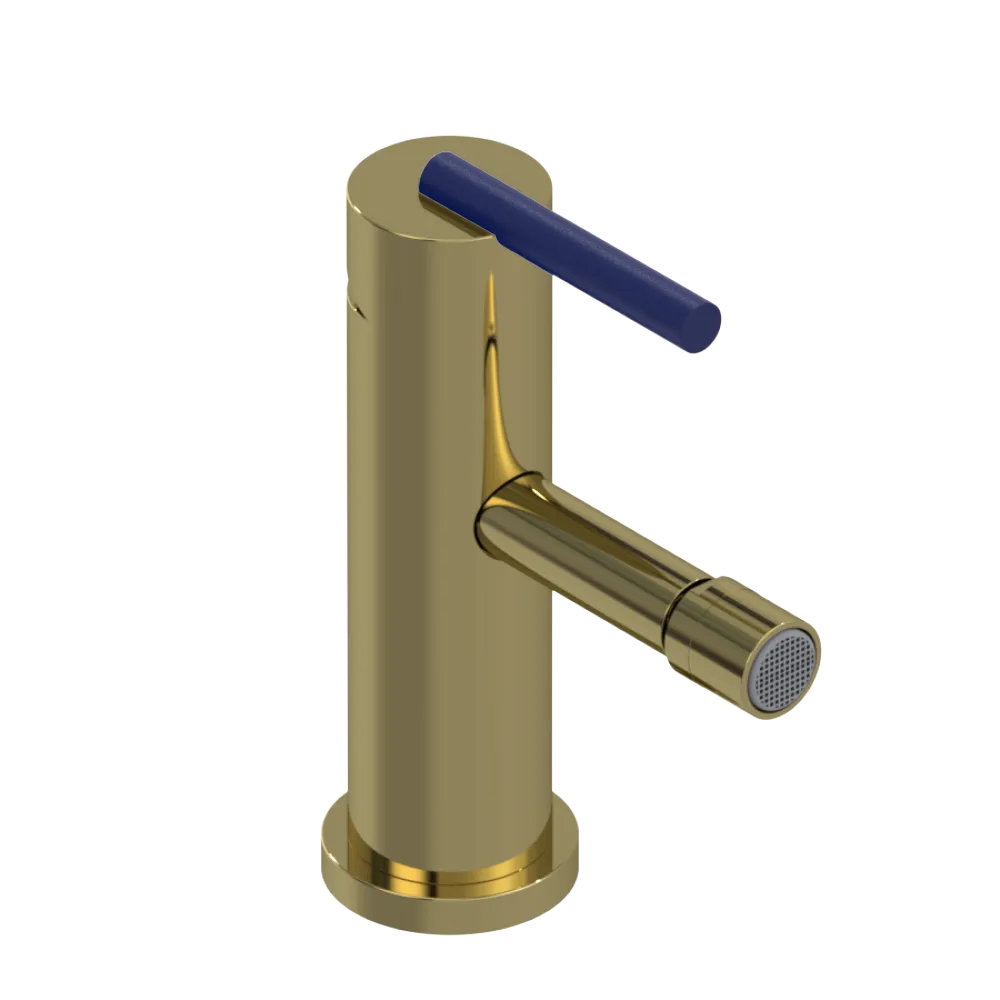 Rubinet Single Control Bidet Fitting (less drain) Natural Brass