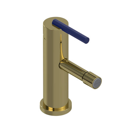 Rubinet Single Control Bidet Fitting (less drain) Natural Brass