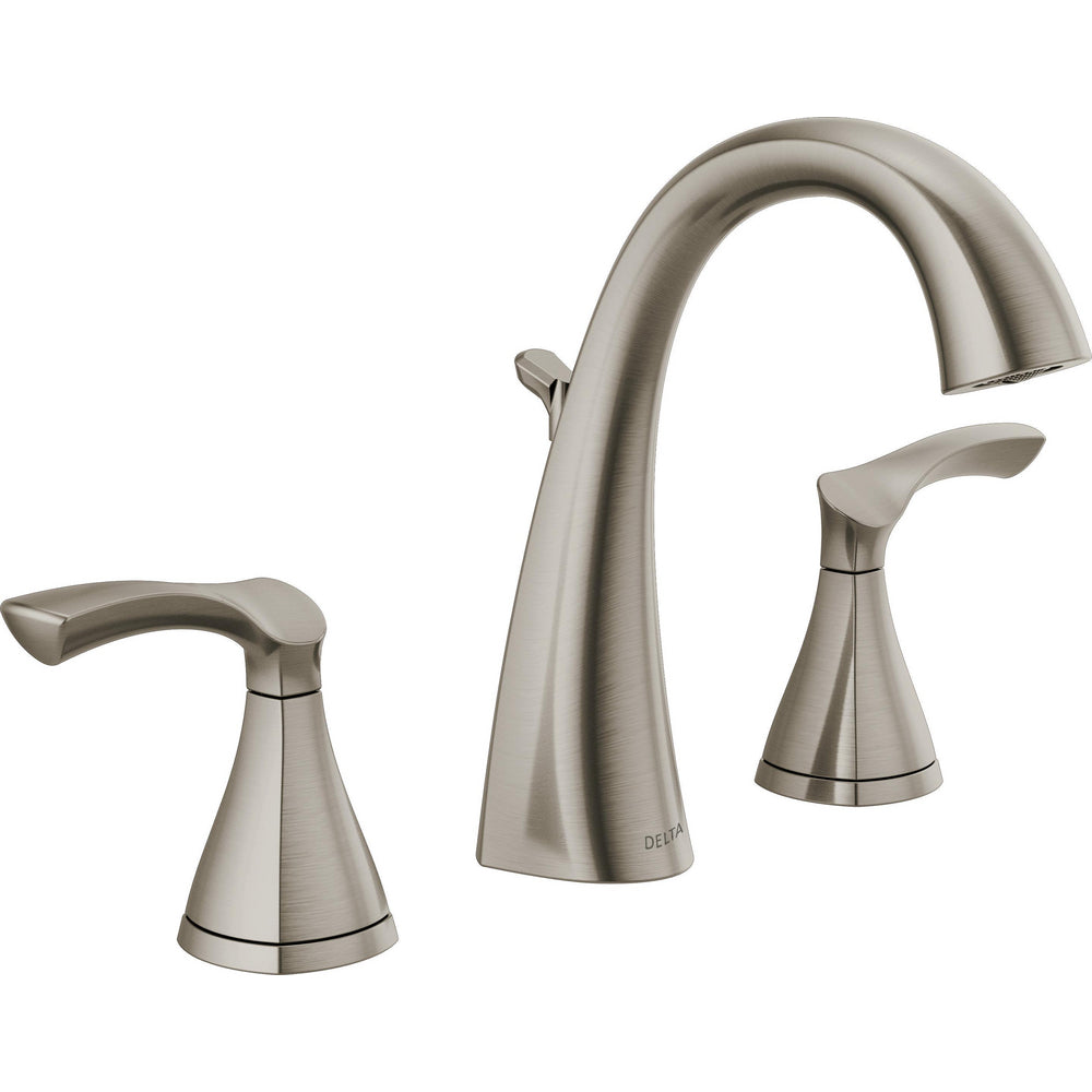 Sandover Two Handle Widespread Lavatory Faucet - SpotShield Brushed Nickel