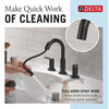 Delta Nicoli Two Handle Widespread Pull-Down Bathroom Faucet
