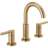 Nicoli Widespread Bathroom Faucet 2L - Champagne Bronze