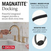 Delta Nicoli Two Handle Widespread Pull-Down Bathroom Faucet