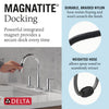 Delta Nicoli Two Handle Widespread Pull-Down Bathroom Faucet