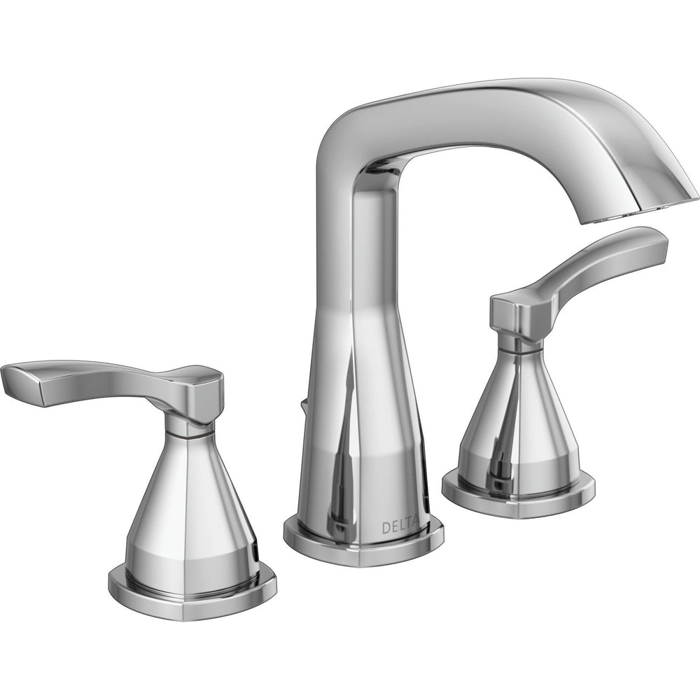 Delta Stryke Widespread Faucet - Lumicoat Chrome