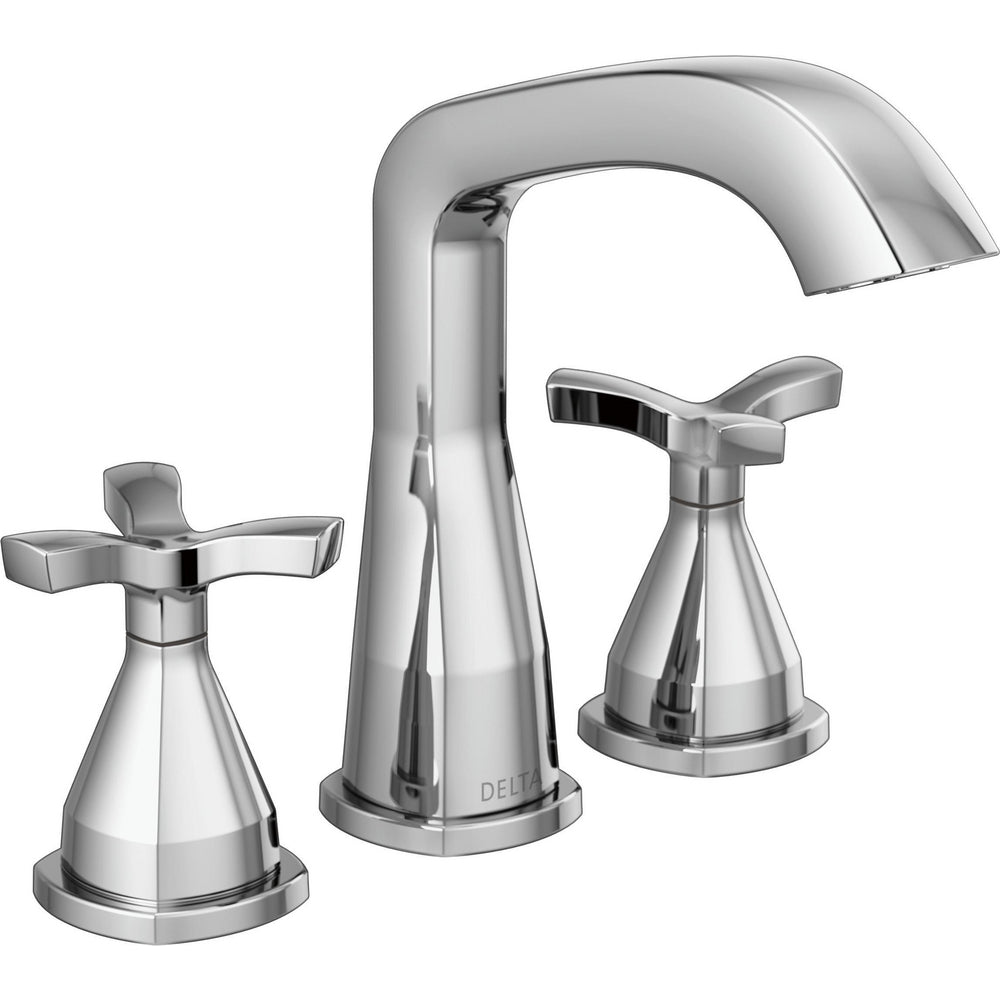 Delta Stryke Widespread Faucet - Lumicoat Chrome