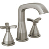 Delta Stryke Widespread Faucet - Lumicoat Stainless