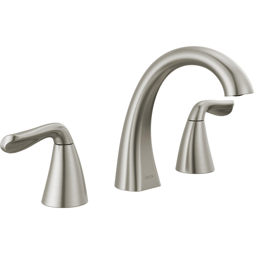 Delta - Arvo Widespread Bathroom Faucet 2L - SpotShield Brushed Nickel
