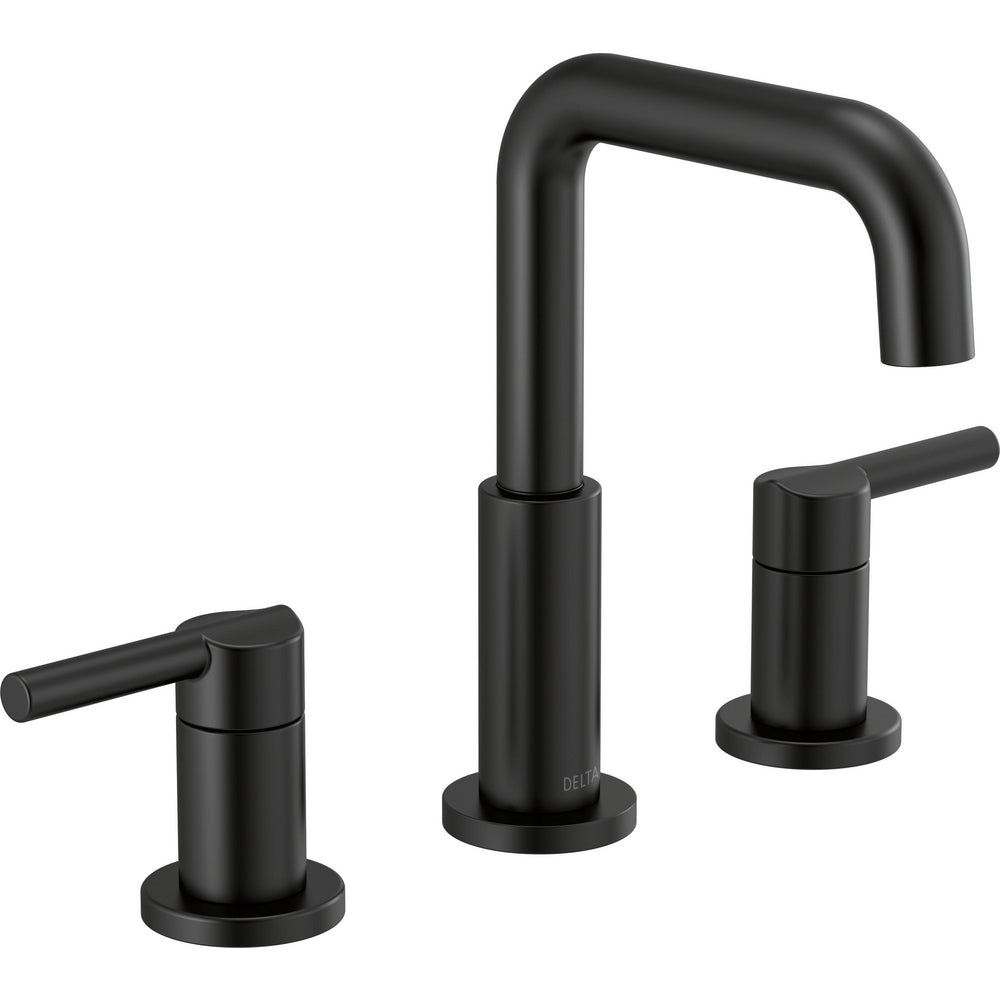 Nicoli Widespread Bathroom Faucet 2L - Matte Black