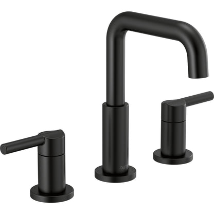 Nicoli Widespread Bathroom Faucet 2L - Matte Black