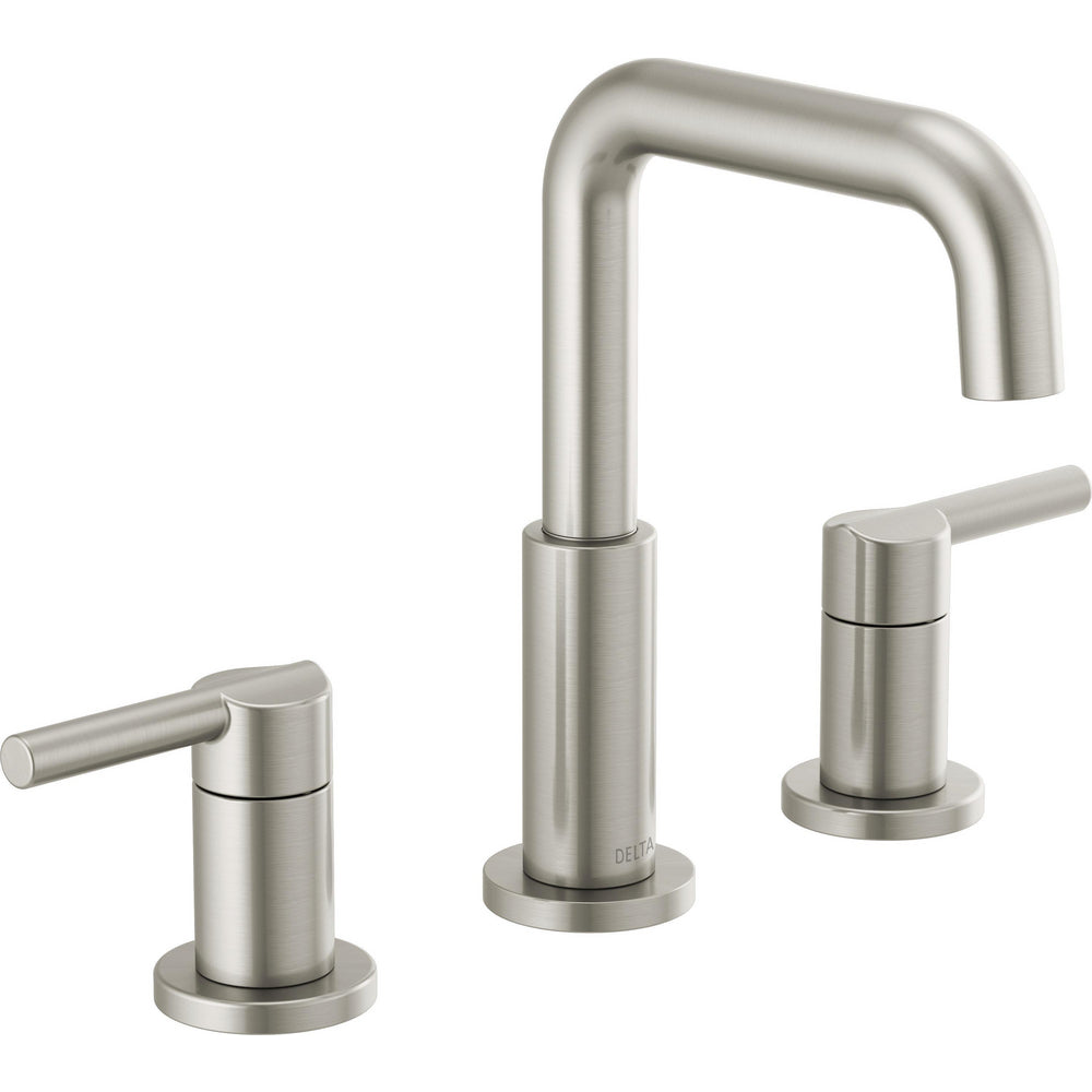Nicoli Widespread Bathroom Faucet 2L - Stainless