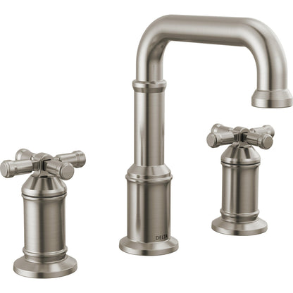Broderick Two Handle Widespread Bathroom Faucet - Lumicoat Stainless