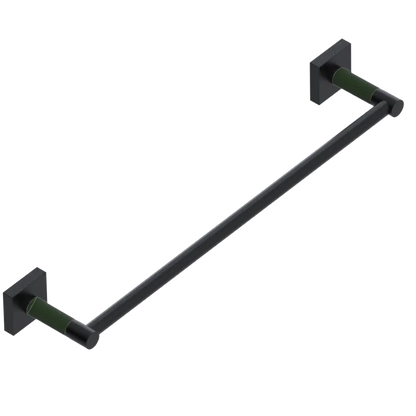 Rubinet 24" TOWEL BAR Matt Black